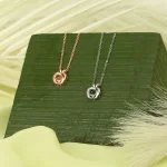 apple necklace silver photo keepsake