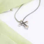 silver creed necklace