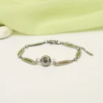 silver name and photo bracelet personalized keepsake