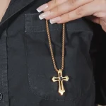silver creed necklace