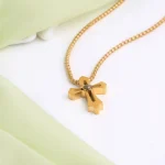 silver creed necklace