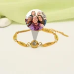 silver name and photo bracelet personalized keepsake
