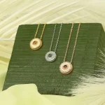 halo photo necklace silver shot