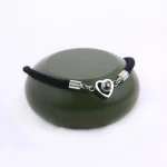 heart bracelet elegant silver design