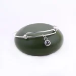 knot bangle bracelet silver classic