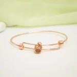 knot bangle bracelet silver classic