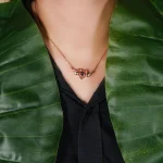 wings heart necklace silver photo locket