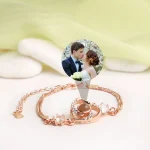 heart charm bracelet silver elegance style
