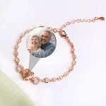 heart zircon bracelet silver edition