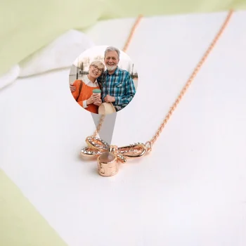 Rose gold knot pendant, a unique blend of elegance and personal touch
