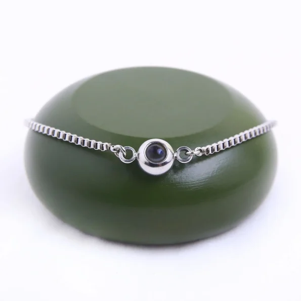 Classic silver round bracelet, a timeless statement piece