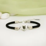 heart bracelet elegant silver design