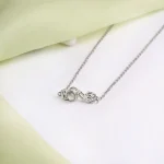 love letter picture necklace silver
