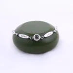 silver name and photo bracelet personalized keepsake