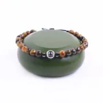 tiger eye frosted stone bracelet