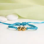 custom white circle duo inside pictures bracelet