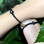 pink set of 2 photo bracelets delicate sentimental keepsake