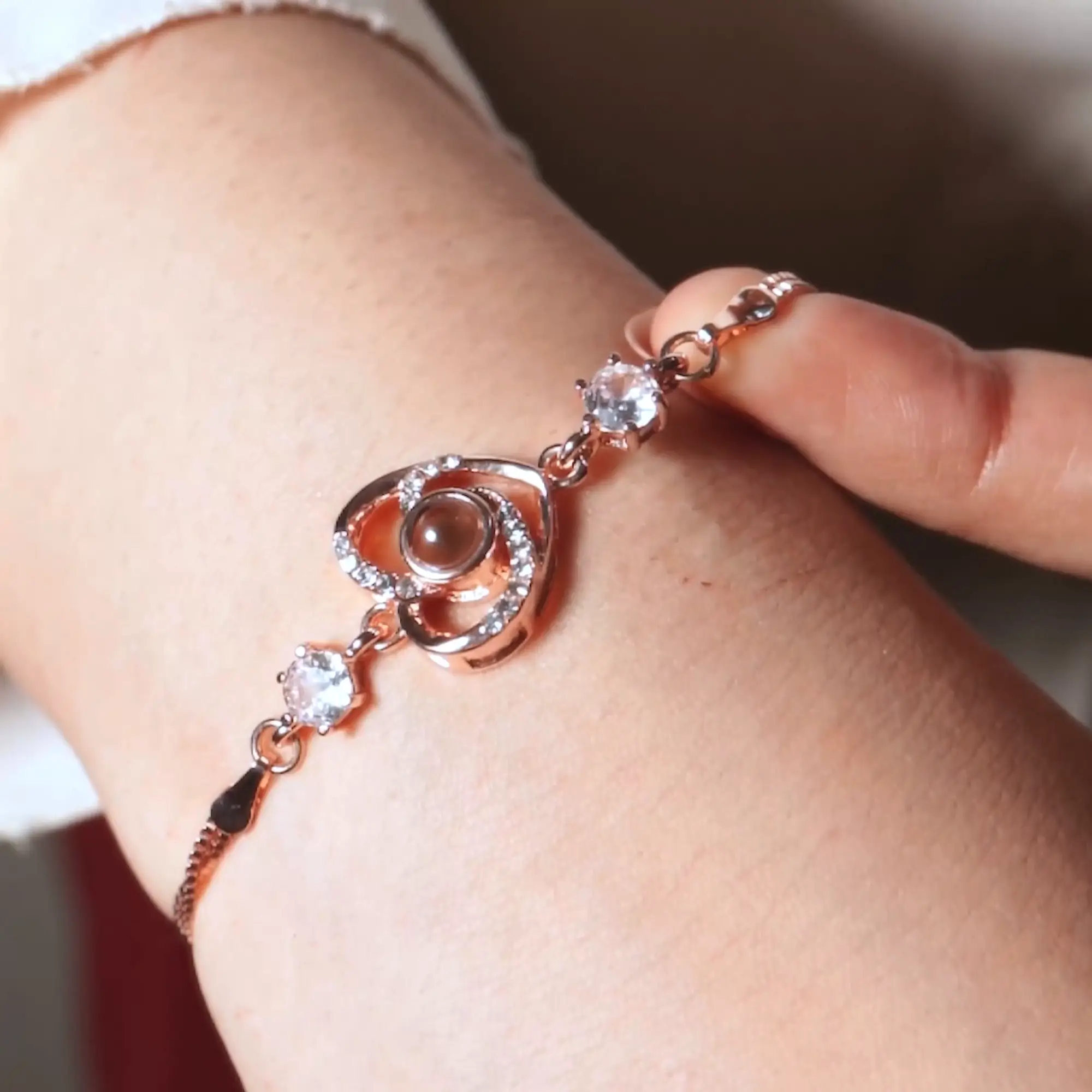 heart charms bracelet video