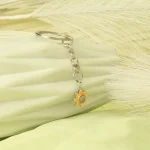 golden bloom sunflower keyring with photo projection