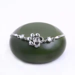 silver pet paw charm bracelet keepsake jewelry