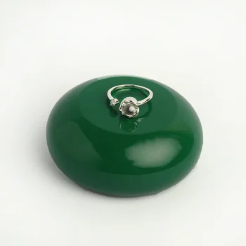 Elegant silver projection photo ring with a hidden image inside, a perfect keepsake for treasured memories.