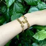 set of 2 silver cuban photo bracelets timeless keepsake