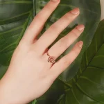 silver projection photo ring jewelry