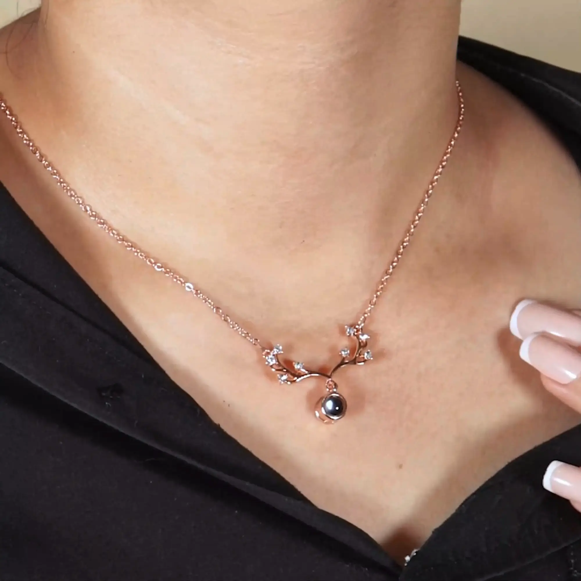 the antler necklace video
