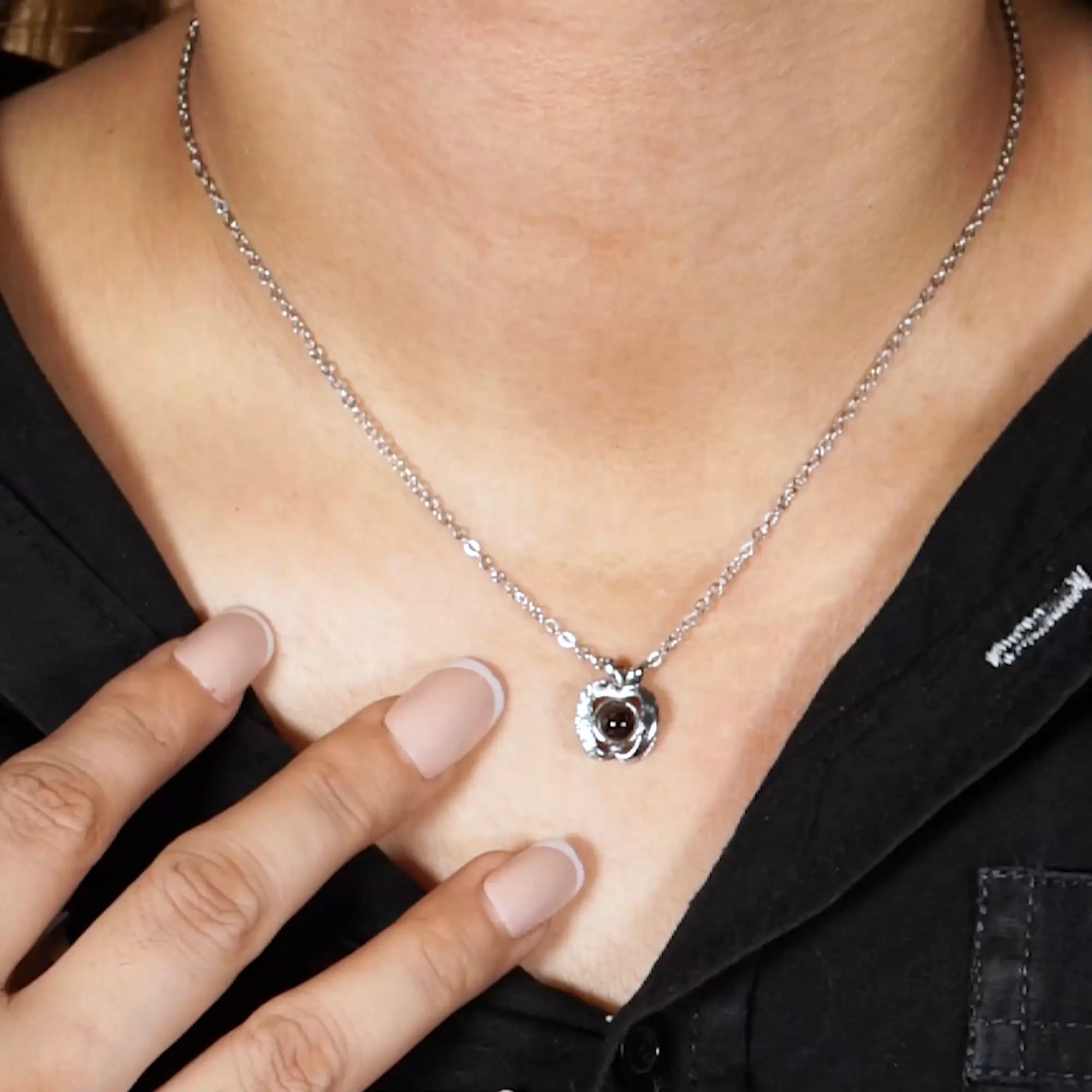 the apple necklace video