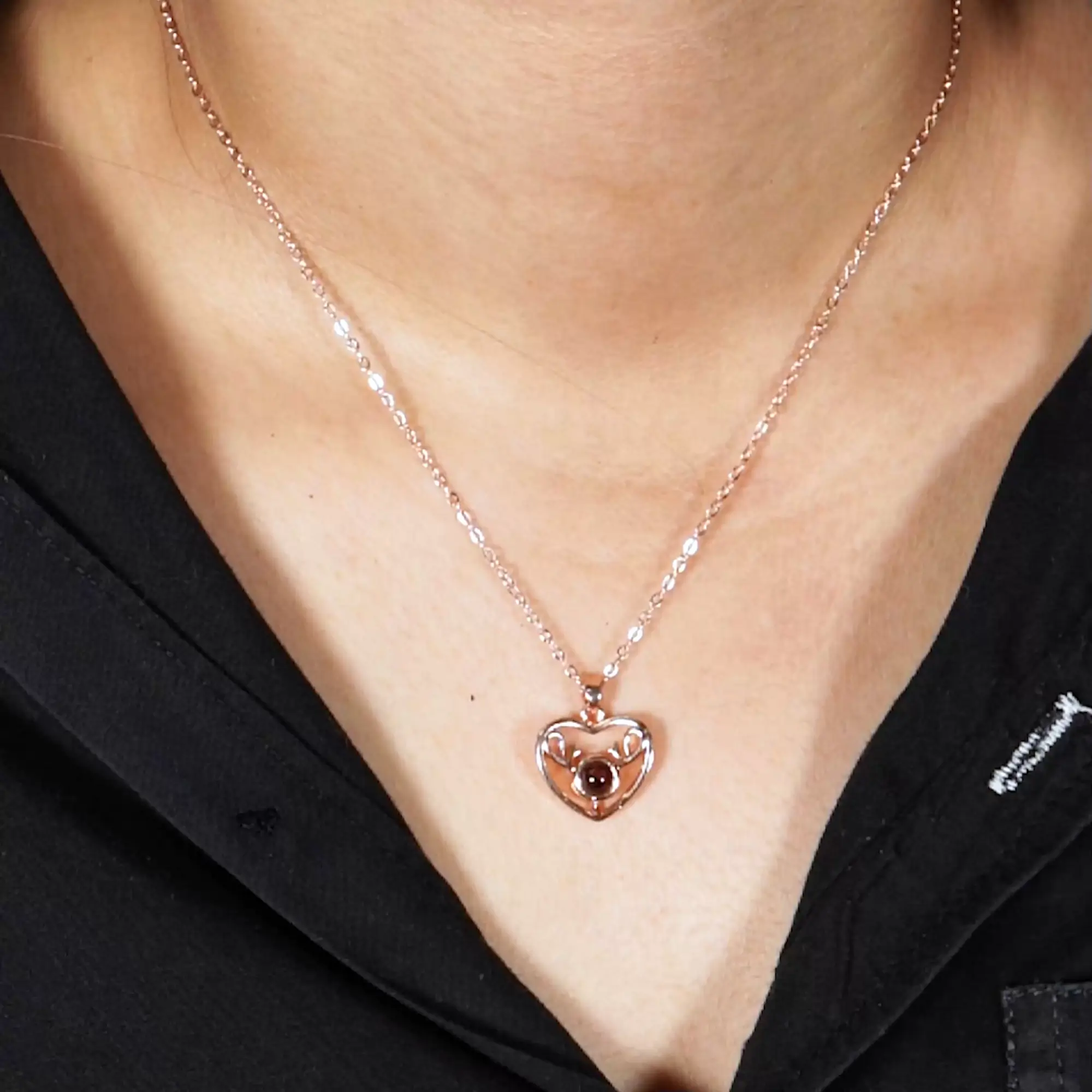 the deer antler necklace video