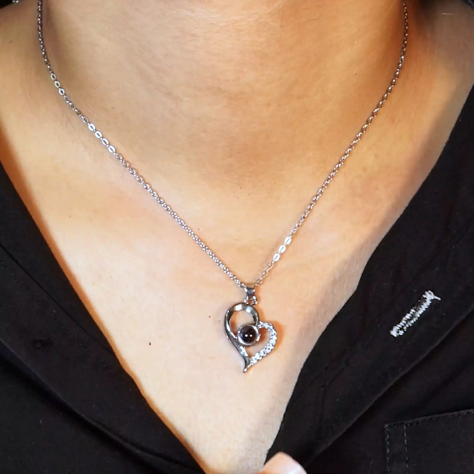the icy heart necklace video